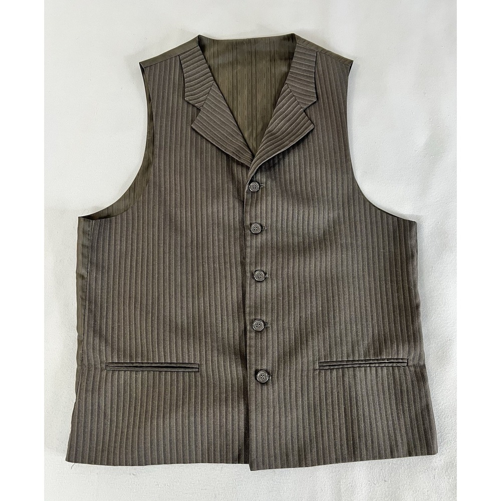 Marciano Made In Italy Brown‎ Stripes Men's Vest Sz 38 R